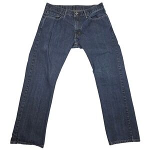 Levi Strauss Co 514 Mens Jeans Slim Straight Dark Wash W34 L30